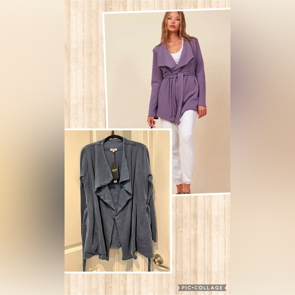 🏷️ LAmade Girls Trip 3/4 Length Wrap Jacket. NWT
